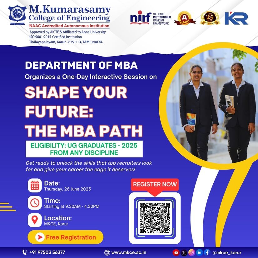 Shape your future the MBA Path 